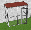 Painel Modular para Galinheiro, viveiro, gaiolas, painéis de rede, painéis de chapa,  viveiros modulares, boxes, canil,
